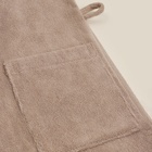 Халат махровый с капюшоном женский SL HOME: Basic «Саббиа», размер XL, хлопок 100%, коричневый - Фото 11