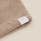 Халат махровый с капюшоном женский SL HOME: Basic «Саббиа», размер XL, хлопок 100%, коричневый - Фото 12