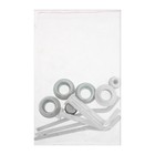 УЦЕНКА Набор для подключения радиатора ZEIN, 1" x 1/2", с тремя кронштейнами - Фото 2