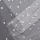 Пленка цветная с белым рисунком горох 100 см × 9 м 350 г - Фото 1