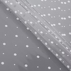 Пленка цветная с белым рисунком горох 100 см × 9 м 350 г - Фото 3