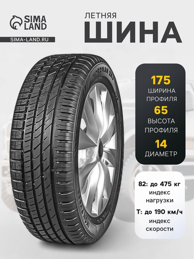 Шина летняя Ikon Tyres Nordman SX3 175/65 R=14 82T