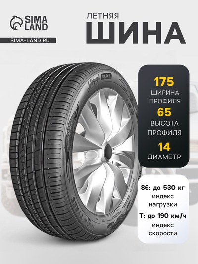 Шина летняя Ikon Tyres Autograph Eco 3 175/65 R=14 86T