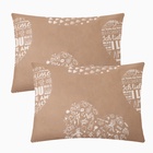 Комплект наволочек «Этель» Te amo (вид 3), 50×70 см, 2 шт., бязь, хлопок 100% 10068067