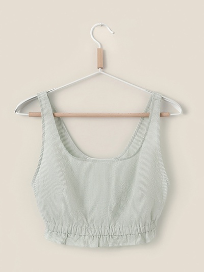 Топ домашний женский SL HOME Basic, размер 42 (S), зелёный