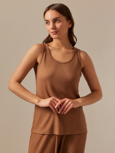 Майка женская домашняя SL HOME р. L, кофейный