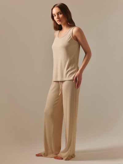 Майка женская домашняя SL HOME р. M, бежевый