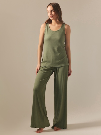 Майка женская домашняя SL HOME р. M, оливковый