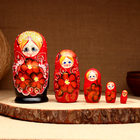 Матрёшка 5-кукольная "Аксинья", 14-15 см - фото 301355949