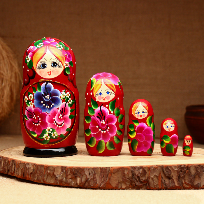 

Матрёшка 5-кукольная "Вероника", 14-15 см