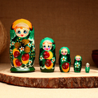 Матрёшка 5-кукольная  "Ефросиния", 14-15 см - фото 9862613