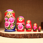 Матрёшка 5-кукольная  "Ирина", 14-15 см - фото 321109778