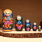 Матрёшка 5-кукольная "Мария", 14-15 см - фото 12148356