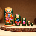 Матрёшка 5-кукольная  "Матрёна", 14-15 см - фото 9125141