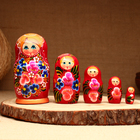 Матрёшка 5-кукольная "Настасья", 14-15 см - фото 321109799