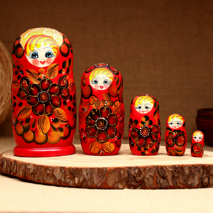

Матрёшка 5-кукольная "Рита", 17-18 см