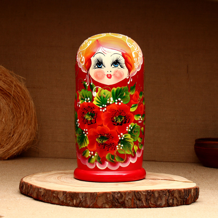 Матрёшка 10-кукольная "Татьяна", 23-27 см - фото 1884505019
