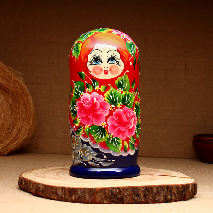 Матрёшка 10-кукольная "Юлия", 23-27 см - фото 1927010706