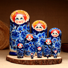 Матрёшка 10-кукольная" Надежда", 23-27 см - фото 5642445