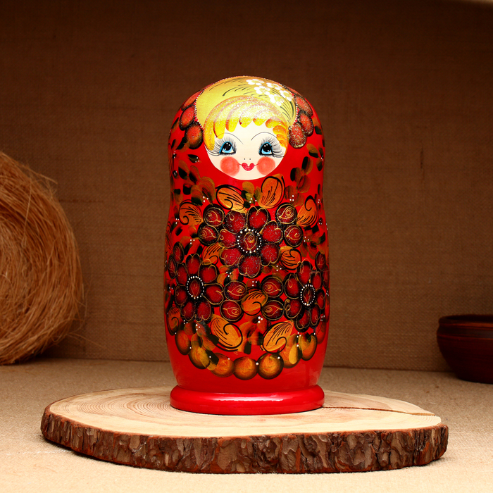 Матрёшка 10-кукольная "Диана", 23-27 см - фото 1906587947