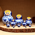 Матрёшка 10-кукольная "Фаина", 12-13 см - фото 321073981