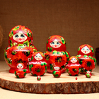 Матрёшка 10-кукольная "Элина", 12-13 см - фото 110217574