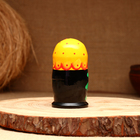 Матрёшка 5-кукольная" Праздничная жёлтая" с божьей коровкой, 10-11 см - фото 4499089