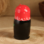 Матрёшка 5-кукольная "Праздничная красная" с божьей коровкой, 10-11 см - фото 9741741