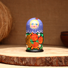 Матрёшка 5-кукольная "Праздничная фиолетовая" с божьей коровкой, 10-11 см - фото 9125209