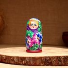 Матрёшка 5-кукольная "Дина незабудки", 10-11 см - фото 9125289