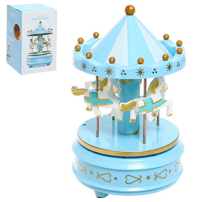УЦЕНКА Заводная музыкальная игрушка «Карусель», МИКС - Фото 1