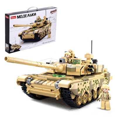 УЦЕНКА Конструктор Модельки «Танк Т-90», 893 детали