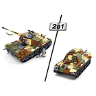 УЦЕНКА Конструктор Армия ВОВ «Немецкий танк», 2 варианта сборки, 930 деталей - Фото 3