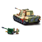 УЦЕНКА Конструктор Армия ВОВ «Немецкий танк», 2 варианта сборки, 930 деталей - Фото 4