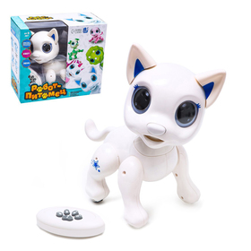 УЦЕНКА Робот-собака «Питомец» IQ BOT, интерактивный: звуковые и световые эффекты, на батарейках 10342197