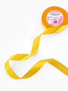 Лента атласная, 20 мм, 23±1 м, жёлтая №16 - Фото 1
