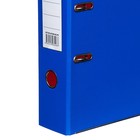 Папка-регистратор А4, 75 мм, Lamark, ПВХ, двухстороннее покрытие, металлическая окантовка, карман на корешок, собранная, синий/розовый - Фото 3