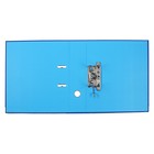 Папка-регистратор А4, 75 мм, Lamark, ПВХ, двухстороннее покрытие, металлическая окантовка, карман на корешок, собранная, синий/голубой - фото 10061603