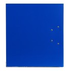 Папка-регистратор А4, 75 мм, Lamark, ПВХ, двухстороннее покрытие, металлическая окантовка, карман на корешок, собранная, синий/синий - фото 10061622