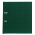 Папка-регистратор А4, 75 мм, Lamark, ПВХ, двухстороннее покрытие, металлическая окантовка, карман на корешок, собранная, зеленый/зеленый - Фото 4