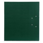 Папка-регистратор А4, 75 мм, Lamark, ПВХ, двухстороннее покрытие, металлическая окантовка, карман на корешок, собранная, зеленый/зеленый - фото 9032096