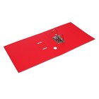 Папка-регистратор А4, 75 мм, Lamark, ПВХ, двухстороннее покрытие, металлическая окантовка, карман на корешок, собранная, красный/красный - фото 9472226