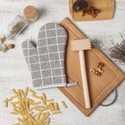 Кухонный набор Gentleman: варежка-прихватка 20×28 см, молоток деревянный - Фото 2