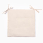 Подушка на стул с завязками Этель ЕСО, 40*40 см, 100% лён 10280529