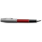 Ручка перьевая Parker Sonnet Sand Blasted Metal&Red Lacquer, 0.8мм, черн, подар/уп 2146736   1032847 - Фото 3