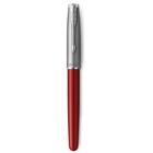 Ручка перьевая Parker Sonnet Sand Blasted Metal&Red Lacquer, 0.8мм, черн, подар/уп 2146736   1032847 - Фото 4