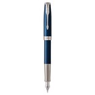 Ручка перьевая Parker Sonnet Subtle Blue СT, 0.8мм, черная, подар/уп 1950887 - фото 296967549