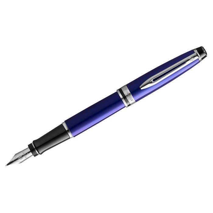 Ручка перьевая Waterman Expert Blue CT, 1.0мм, синяя, подар/уп 2093457 - Фото 1
