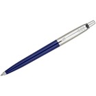 Ручка шариковая Parker Jotter Originals Navy Blue Chrome CT, 1,0мм, син, под/уп S0033170 - фото 301356115