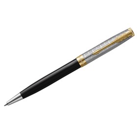 Ручка шариковая Parker Sonnet Premium Metal&Black GT, 1,0мм, черн, подар/уп 2119787